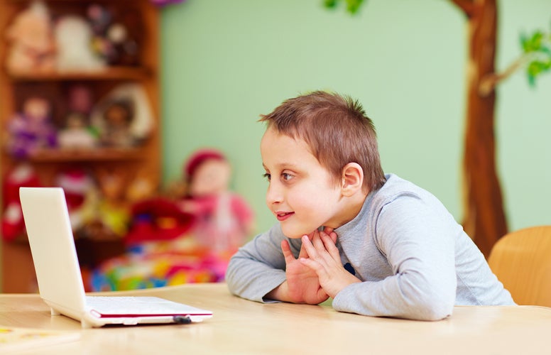 Aplicaciones para niños con parálisis cerebral