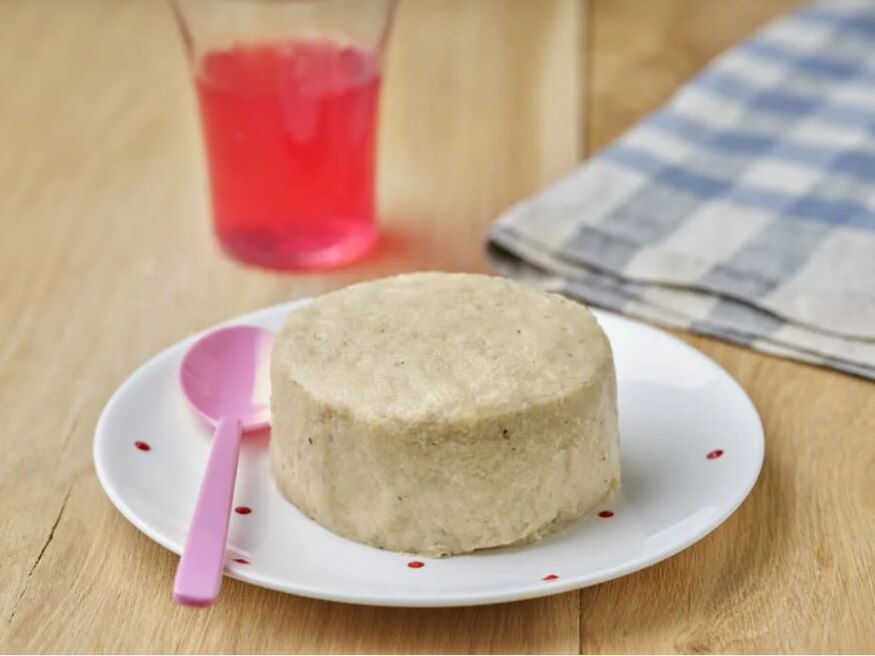 Sopa de carne con textura pudin